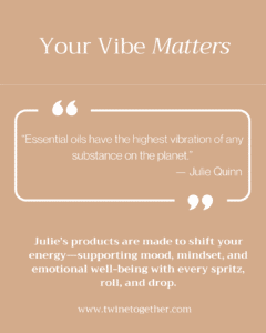 Julie Quinn founder story graphic