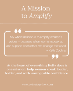 Kelly Cochran founder story graphic