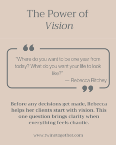 Rebecca Ritchey founder story graphic
