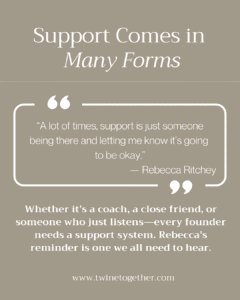 Rebecca Ritchey founder story graphic