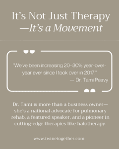 Dr. Tami Peavy founder story graphic