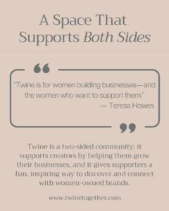 Teresa Howes founder story graphic