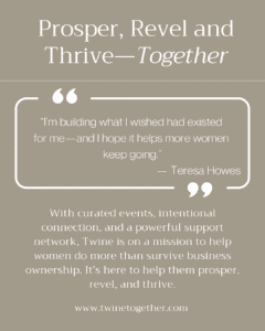 Teresa Howes founder story graphic
