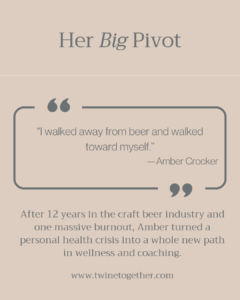Amber Crocker founder story graphic