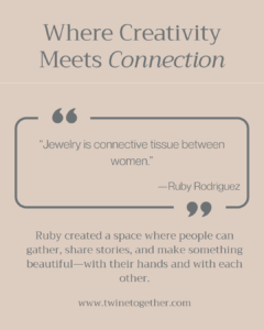 Ruby Rodriguez founder story graphic