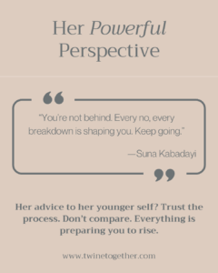 Suna Kabadayi founder story graphic