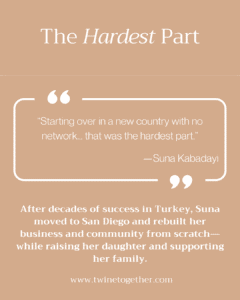 Suna Kabadayi founder story graphic