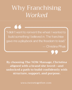 Christina Plhak founder story graphic