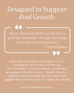 Felena Hanson founder story graphic