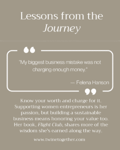 Felena Hanson founder story graphic