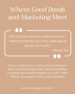 Renee Zau founder story graphic