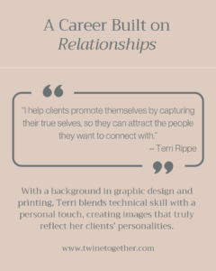 Terri Rippee founder story graphic