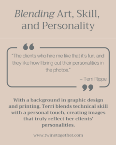 Terri Rippee founder story graphic