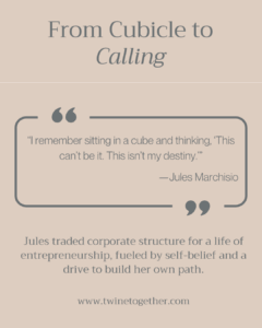 Jules Marchisio founder story graphic