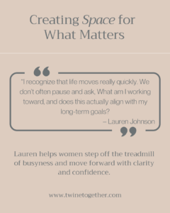 Lauren Johnson founder story graphic