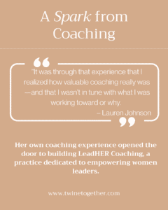 Lauren Johnson founder story graphic