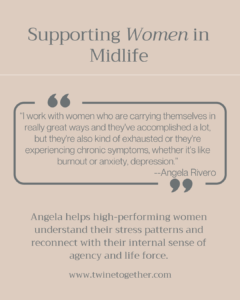 Angela Rivero founder story graphic