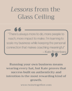 Kate Rosenberg founder story graphic