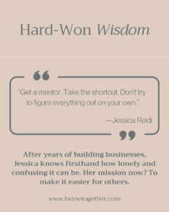 Jessica Reid founder story graphic