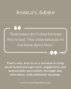Jessica Reid founder story graphic